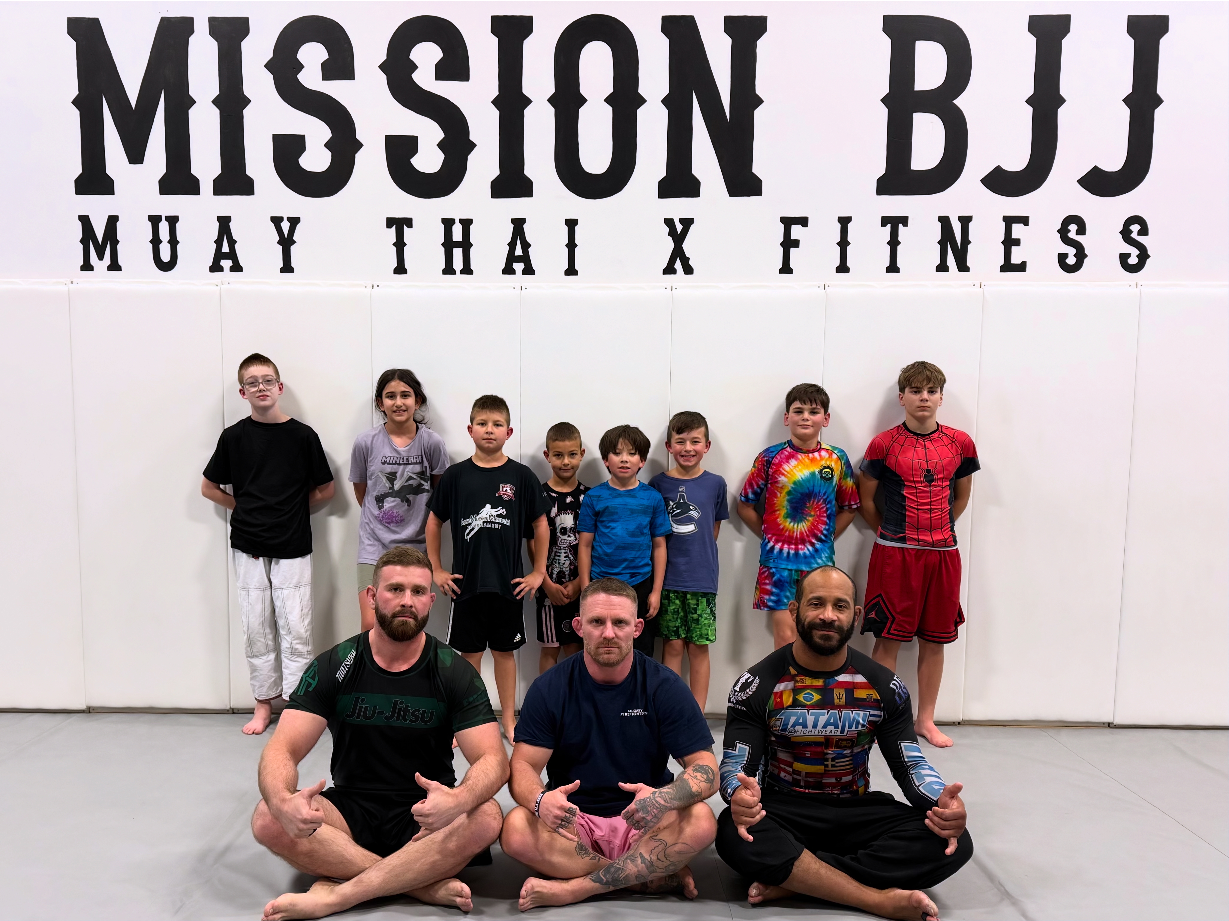 Families and kids training together at Mission BJJ in Mission, BC
